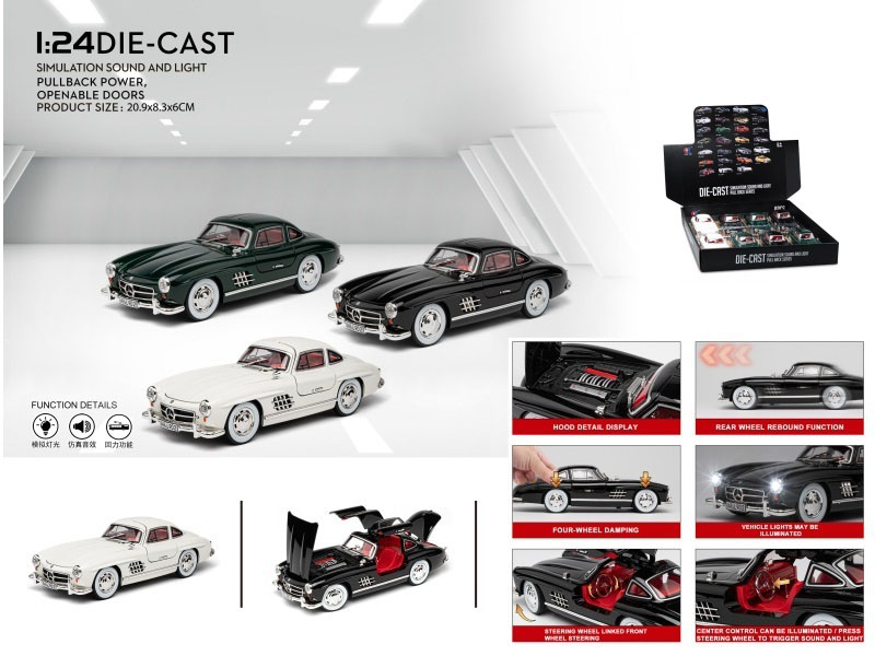 1:24 Mercedes-Benz Classic Car 300Sl
