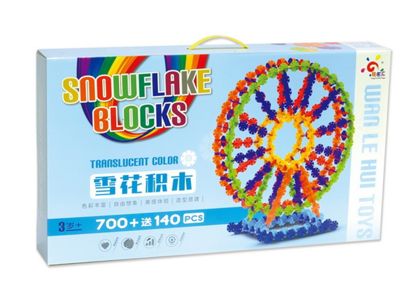 Snowflake Building Blocks 840pcs