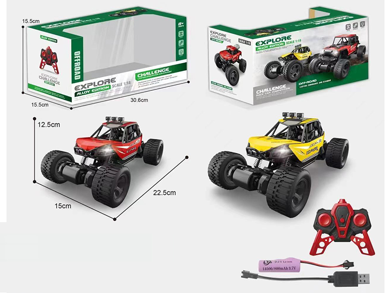 1:18 Alloy Off-Road Remote Control Vehicle For Climbing