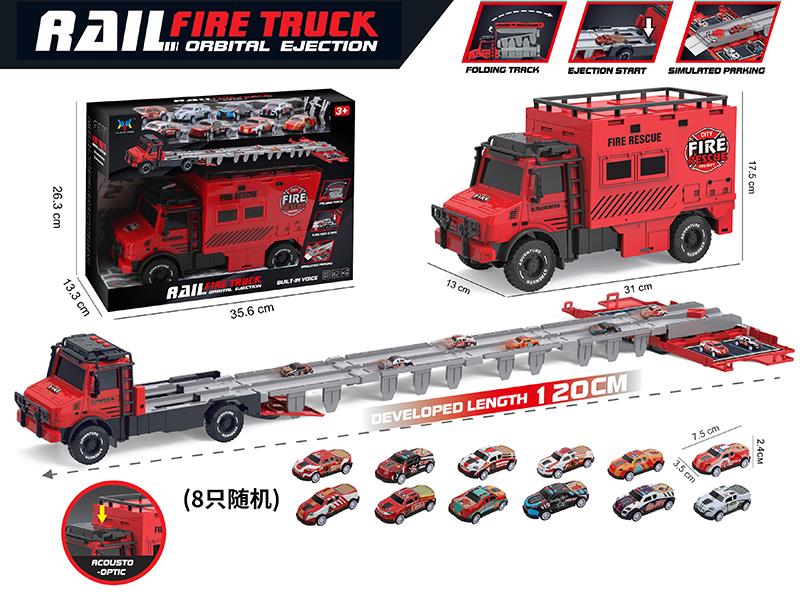 Friction Folding Track Ejection Fire Truck