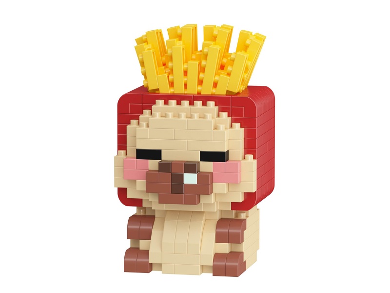 Capybara - French Fries Piglet Building Blocks - 285 Pieces