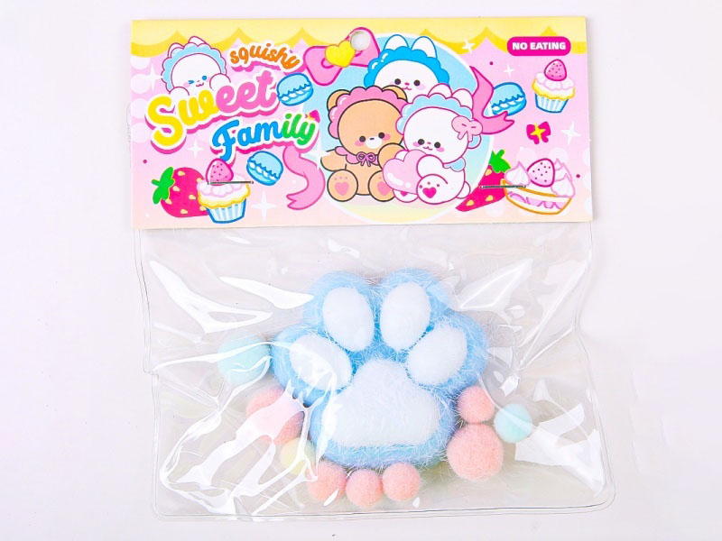 Elly Kneading Fun Four-In-One Series Double-Layer Cat Paws