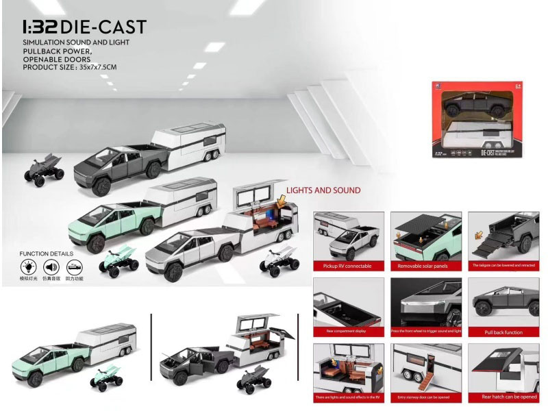 1:32 Tesla Pickup Music Edition