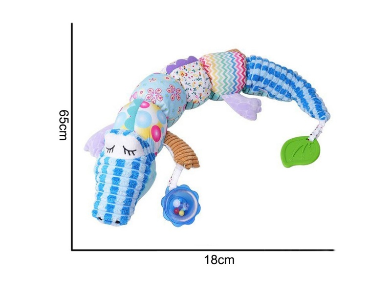 Plush Blue Crocodile Caterpillars (Music) 2 Ag13