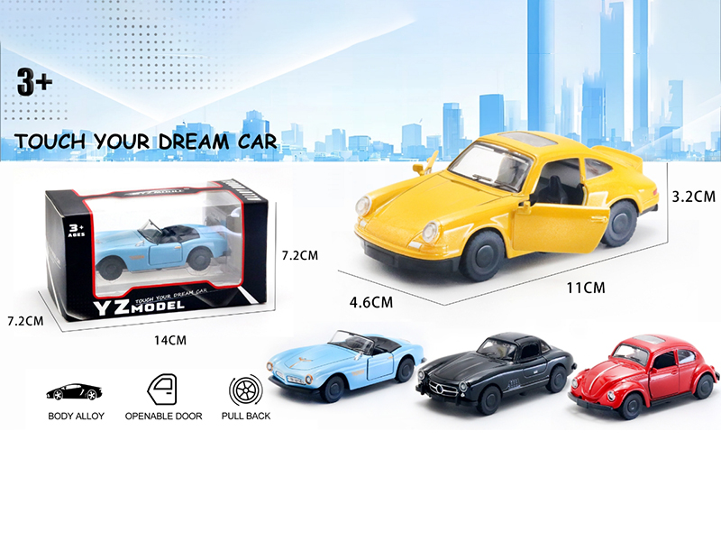 1:39 Alloy Vintage Car