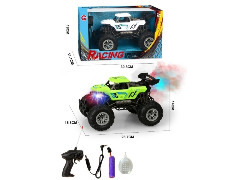 1:16 Four-Way Spray Light Skeleton Remote Control Car