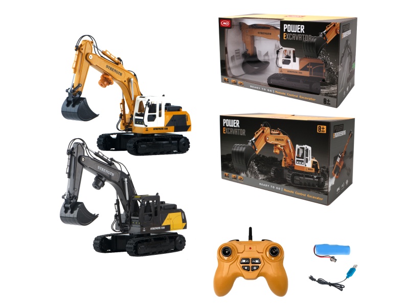1:20 14CH Remote Control Alloy Excavator With Spray, Projection