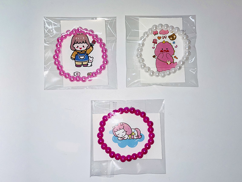 Jewelry Beaded Bracelet + Sticker