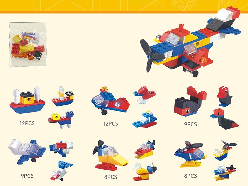 6 In 1 Plastic Building Block