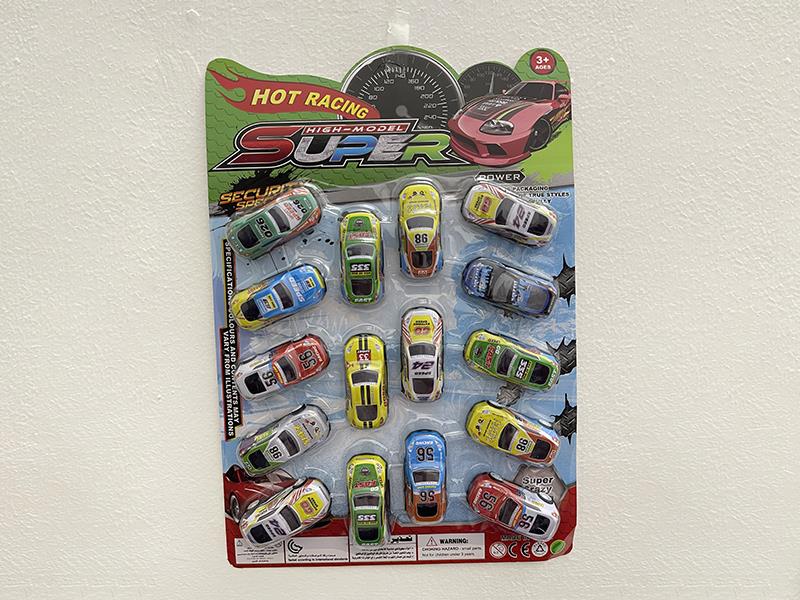 Pull Back Alloy Cars 16pcs