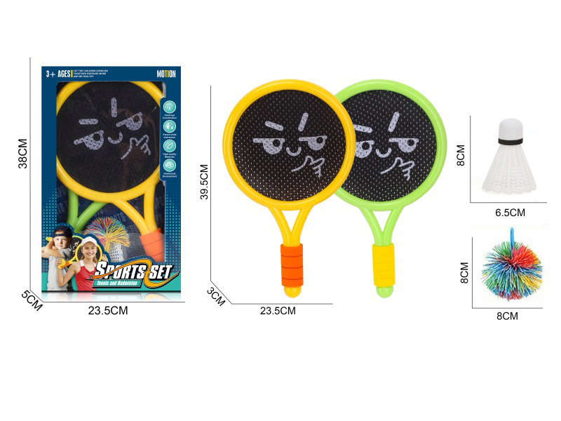 Racket Set Eva Handle + Colored Balls