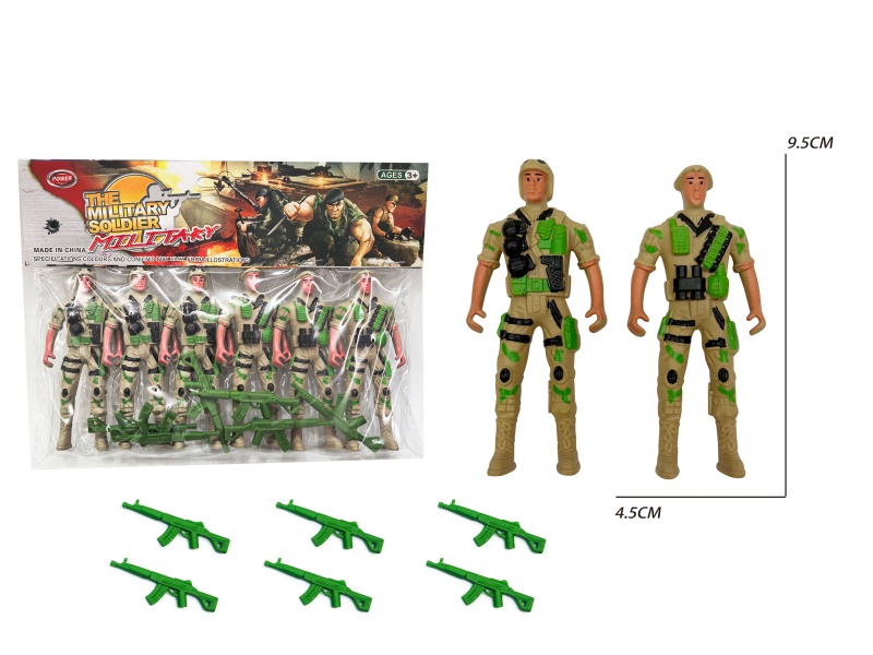 6 Soldiers' Guns (Desert Color)