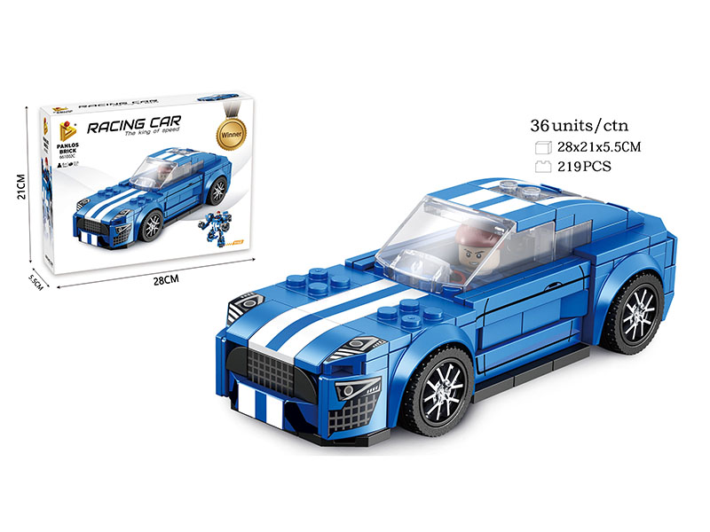 Transformation Racing Car Series Small Particle Building Blocks 219pcs