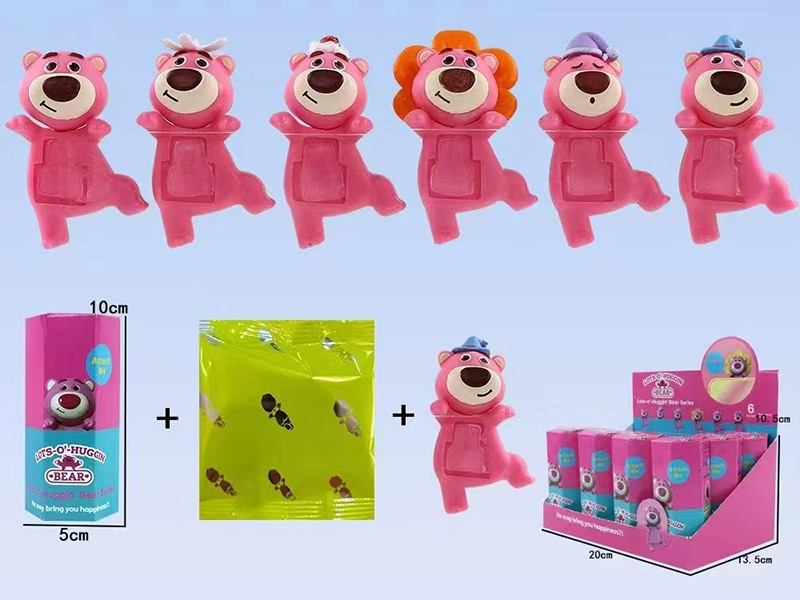 Strawberry Bear Decorative Mini Figures 12pcs