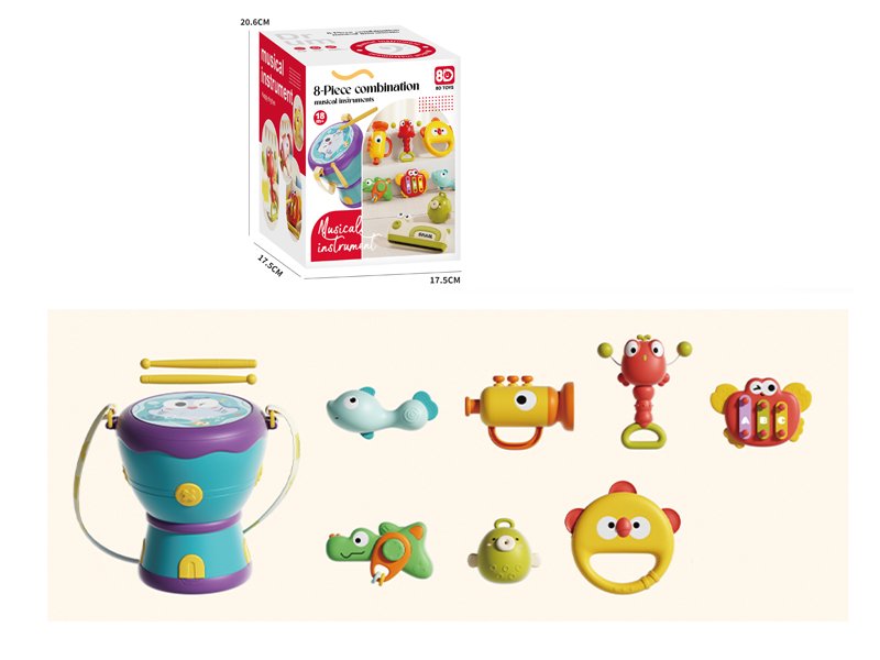 Musical Instrument Combination Set 8pcs