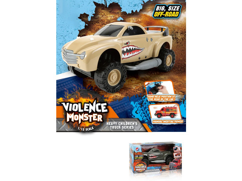 1:12 Fire Wheel Military Inertial Vehicle