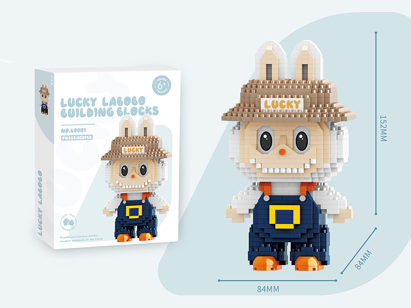 Lucky Labubu Building Blocks 828pcs