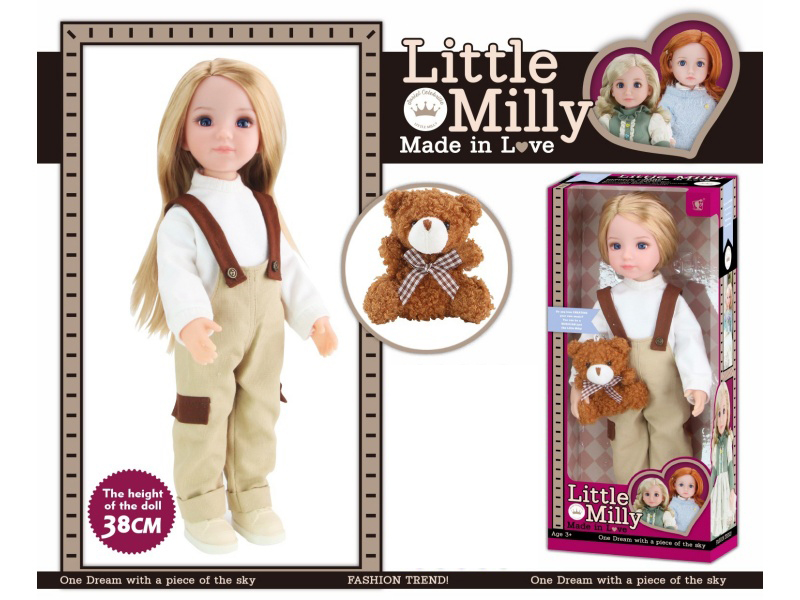 15-Inch All-Vinyl Fashionable Doll