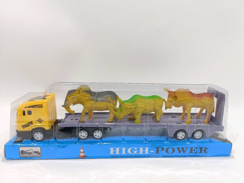 Inertial Car Towing Rhinoceros