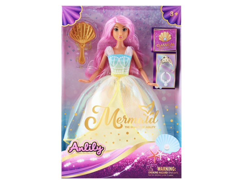 Anlili 11.5-Inch Solid Doll (Brown Skin)