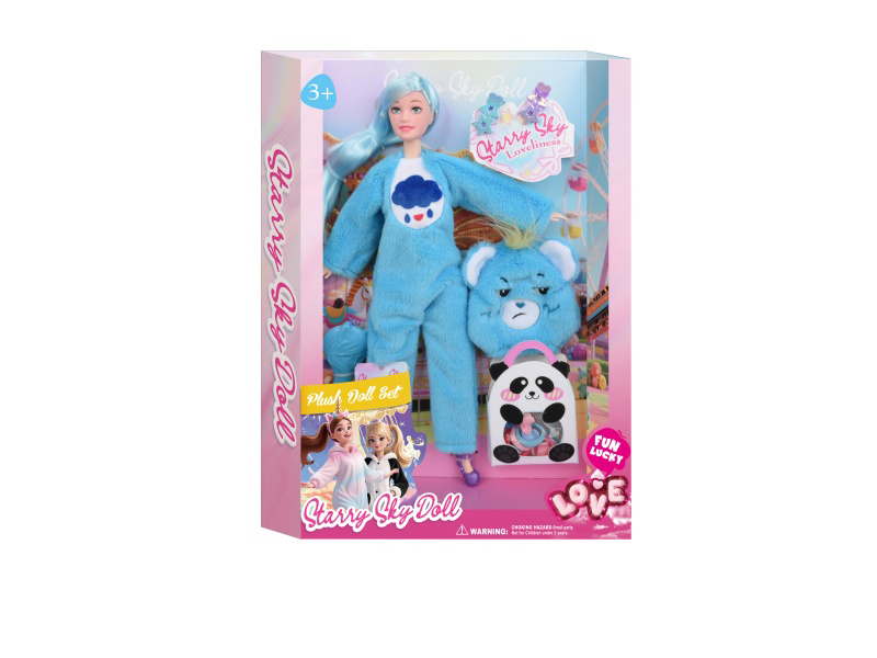 11.5-Inch 11-Joint Plush Animal Pullover Series