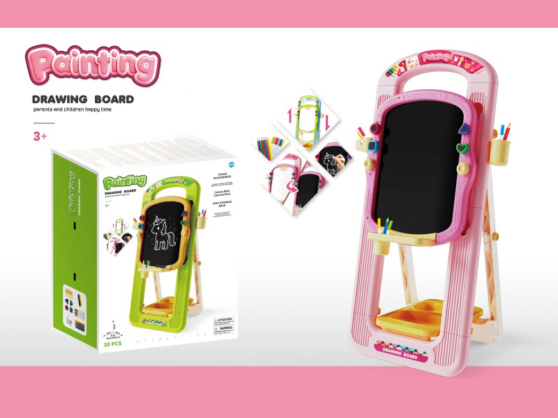 This Is An Intelligent Double-Sided Multi-Functional Writing Board That Can Be Erased And Used For Doodling