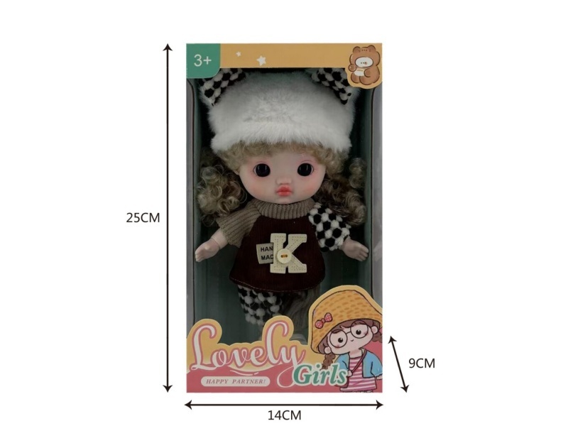 22Cm 3D Real Eye Fun Doll