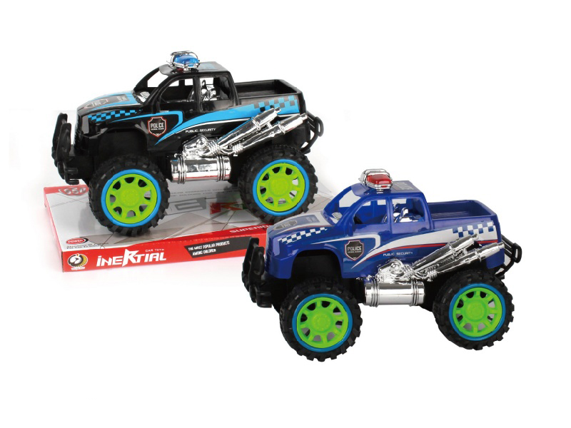 Friction Off-Road Police Car