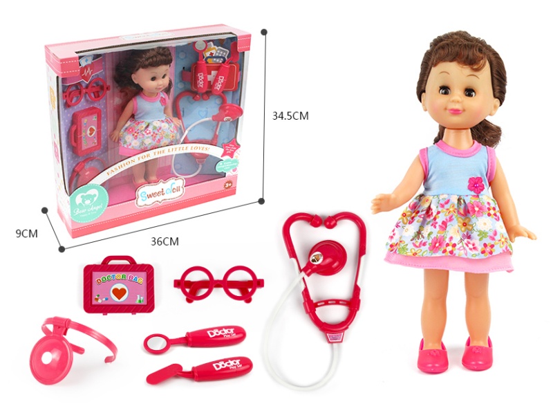 14-Inch Cute Girl Doll