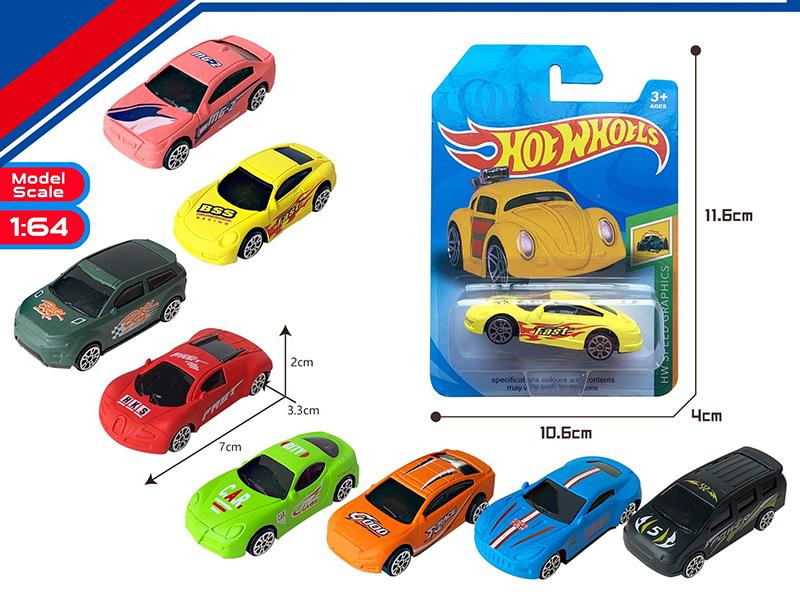 Slide Simulation Alloy Racing Car