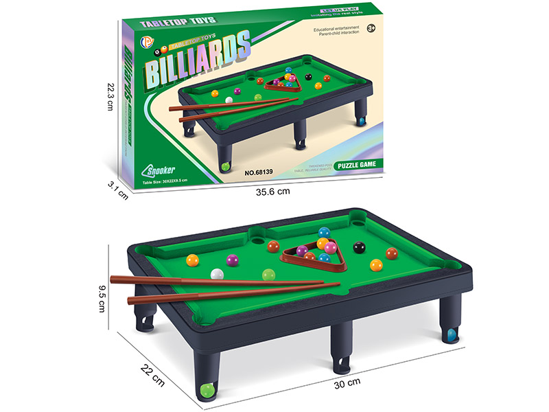 Flocked Billiards Table Toy