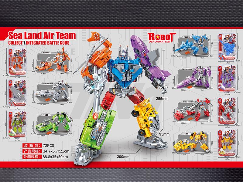 Sea, Land And Air Transformation Toy