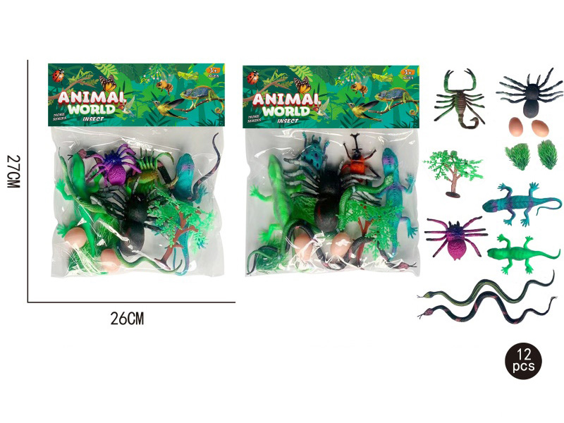 Insect Combination: 12 Pcs