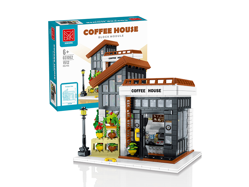 Coffee House(With Lights) Building Blocks 1512pcs