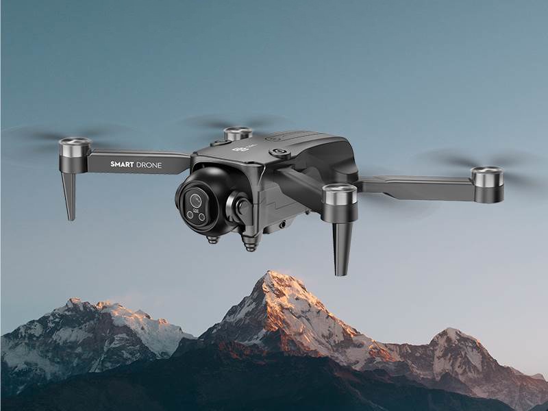 Remote Control Brushless Drone With 2.4-Inch Screen And Dual-Camera Optical Flow