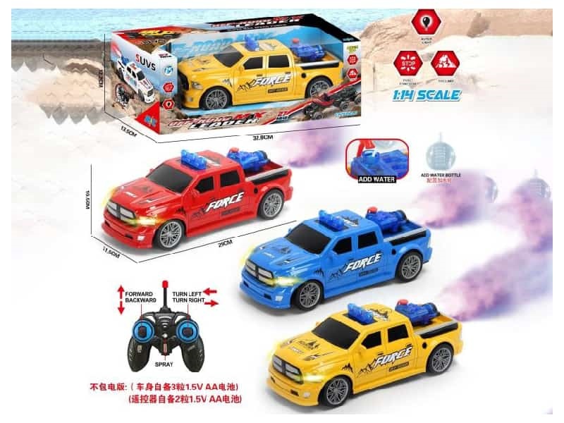 5 CH  Light Spray Simulation Pickup Remote Control Car