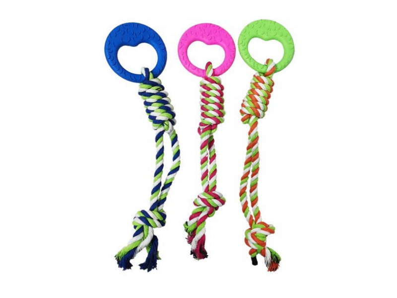 Rope-Winding Moon Pet Toy