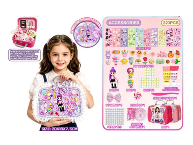 223PCS Witch Hunter Team DIY Cream Gel Handbag Making Set