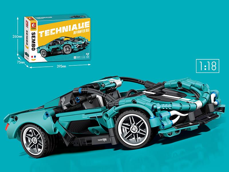 1:18 Car Model Building Blocks 426pcs