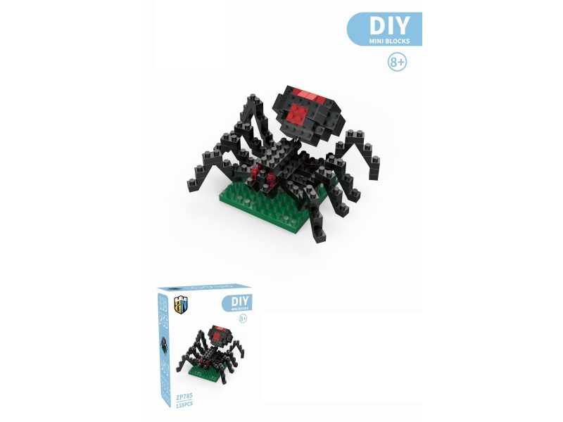 Spider Building Blocks Insect Series 118 PCS