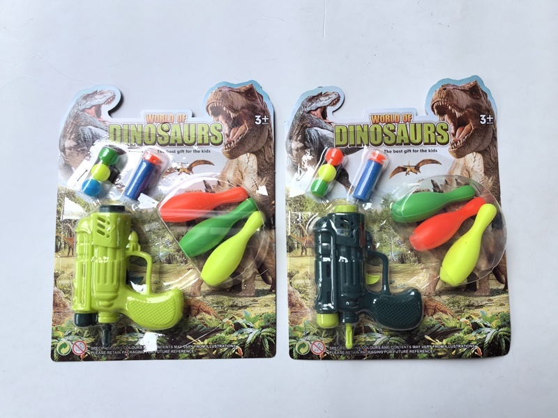 Solid-Color Table Tennis Gun Set