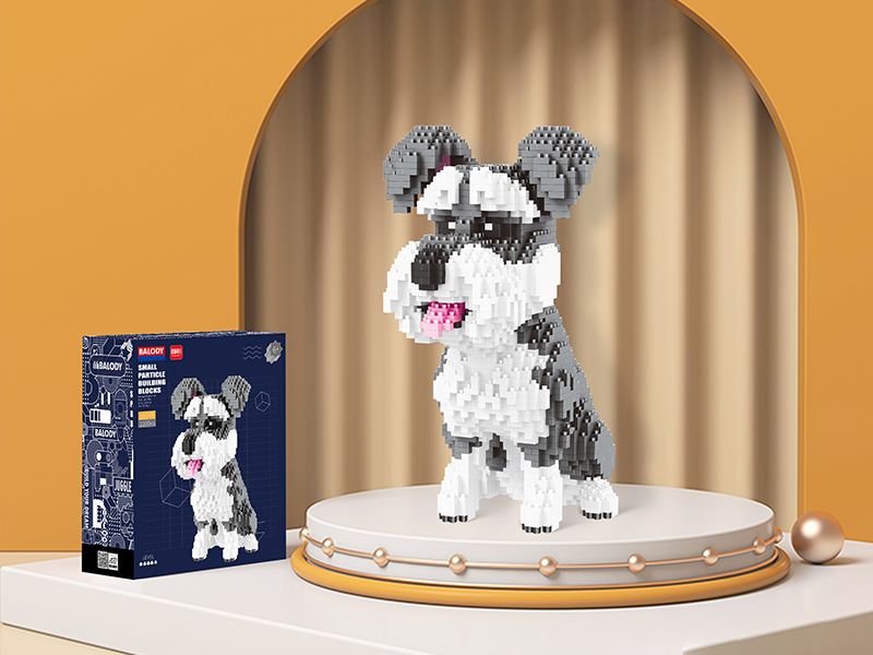 Schnauzer Small Particle Building Blocks(2100PCS)