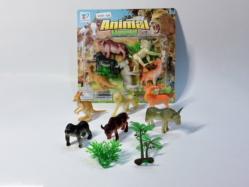 Pvc Simulation Wildlife 8Pcs