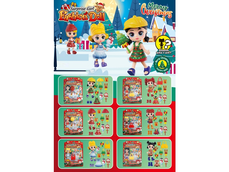 Costume Doll Christmas Theme