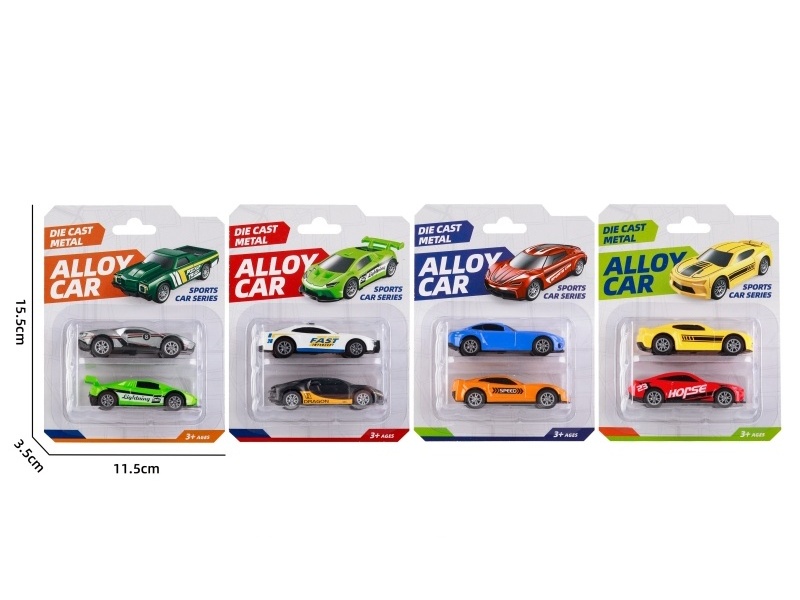 1:64 Force Alloy Car (4 Models Mixed)