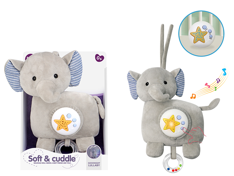 Plush Elephant With Projection