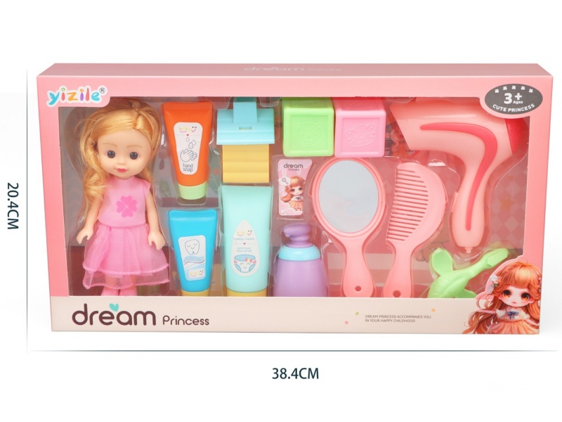 A 6-Inch Girl Playing House