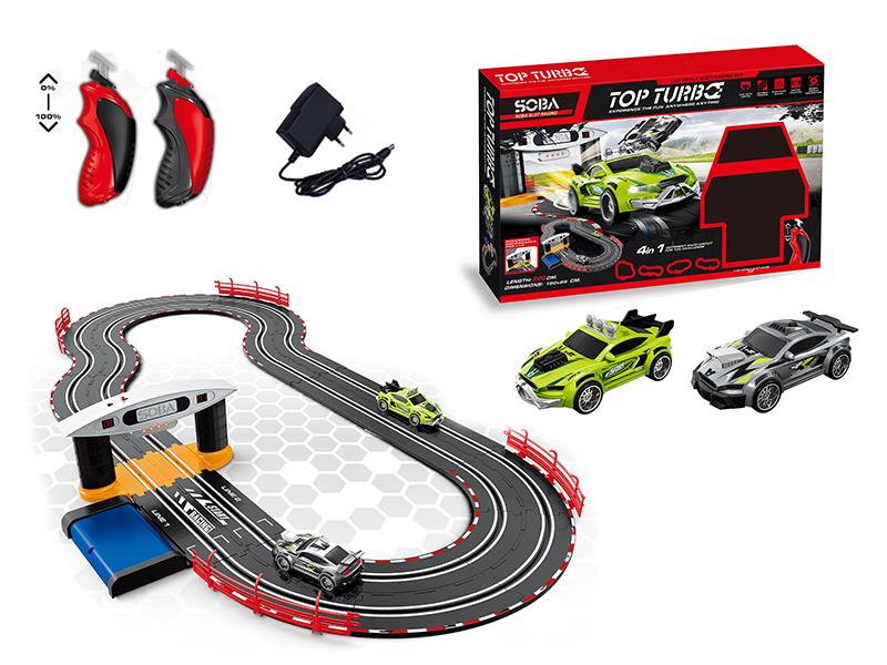 1:43 B/O Racing Car Track Set(Adapter/Battery Version)