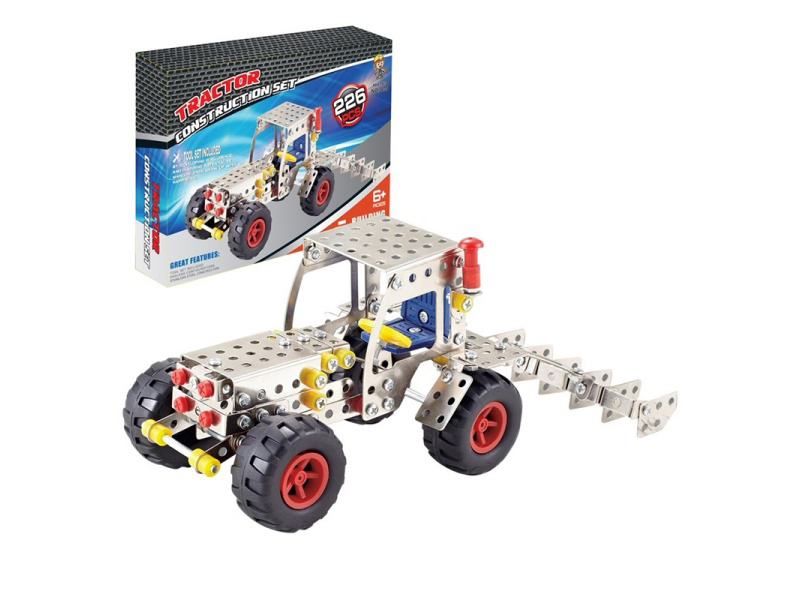 Metal Building Blocks - Hoeing Cart 226 Pieces