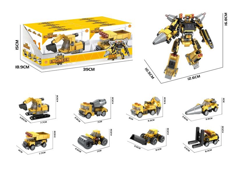 DIY Building Blocks - Core Engineer 8 In 1